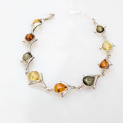 Solar Ascend Bracelet | Sterling Silver Baltic Amber Bracelet | Tears of the Sun