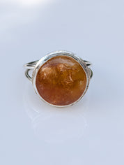 Forge Ring – Sterling Silver & Yellow Healer Amethyst