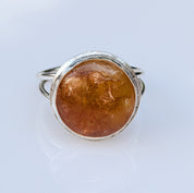 Forge Ring – Sterling Silver & Yellow Healer Amethyst
