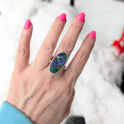 Tectonic Ring | One of a Kind | Argentium Silver | Select a Size