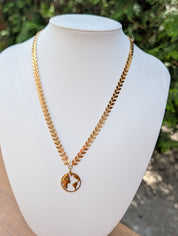 Sample Sale: Chevron Necklace - Earth