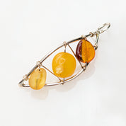 Heliad Pendant | Sterling SIlver Baltic Amber | Tears of the Sun