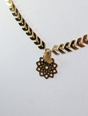 Sample Sale: Chevron Pendant Necklace — Lotus, Mandala & More
