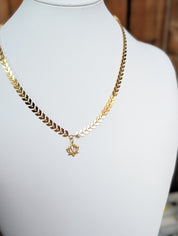 Sample Sale: Chevron Pendant Necklace — Lotus, Mandala & More