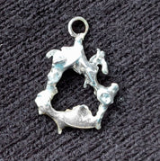 Sterling Silver Pendant — One-of-a-Kind Organic Form