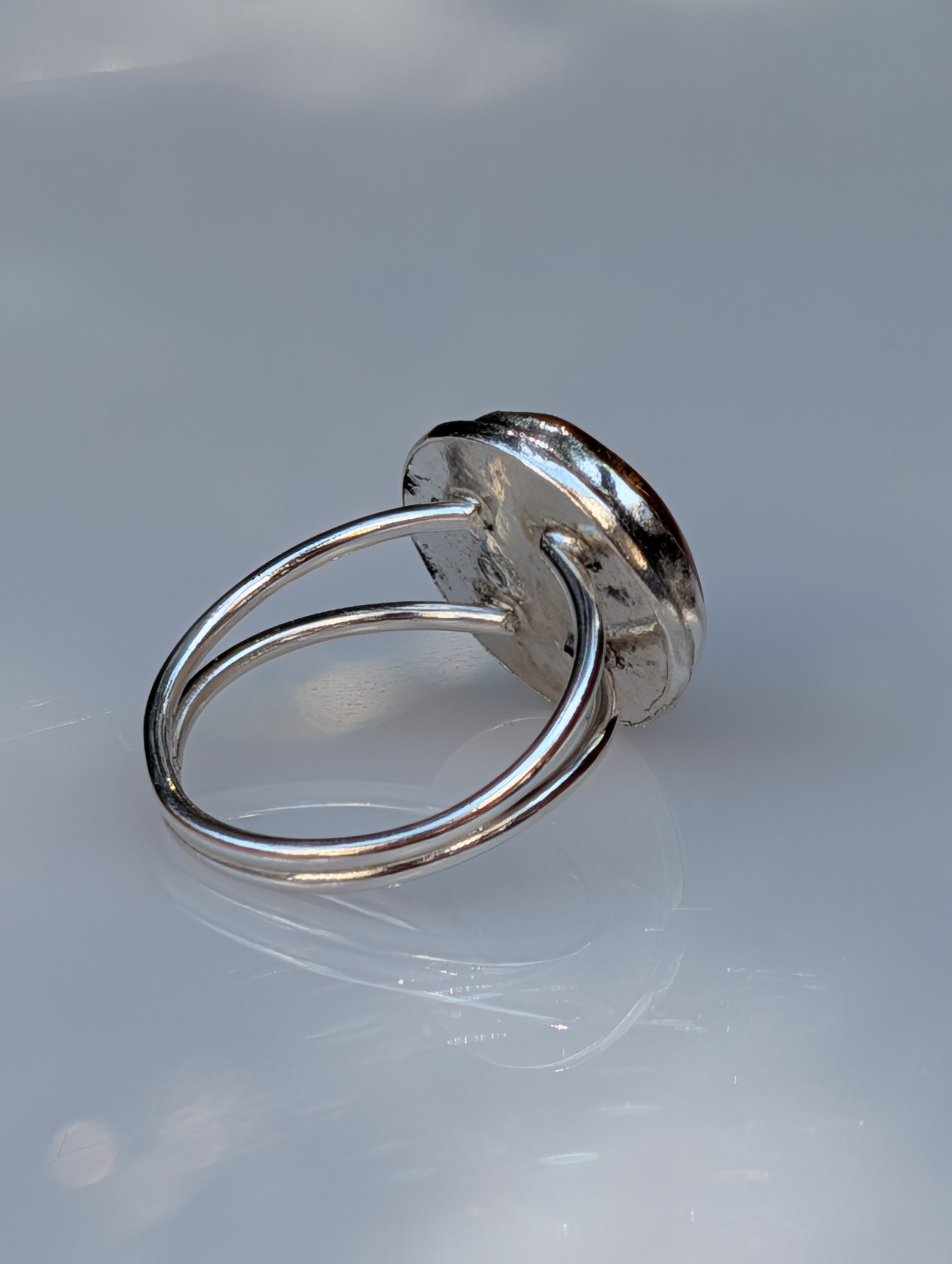 Forge Ring – Sterling Silver & Yellow Healer Amethyst