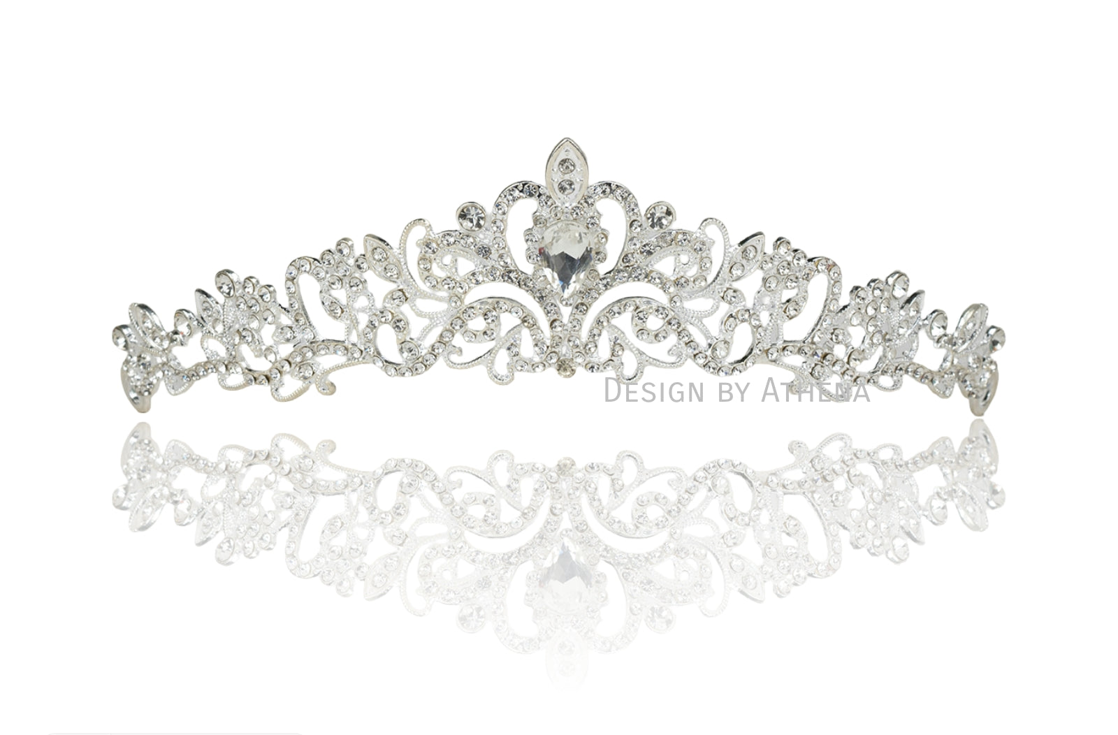 Bridal Silver Tiara Style 2