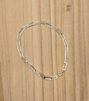 Lightweight Rectangle Link Bracelet