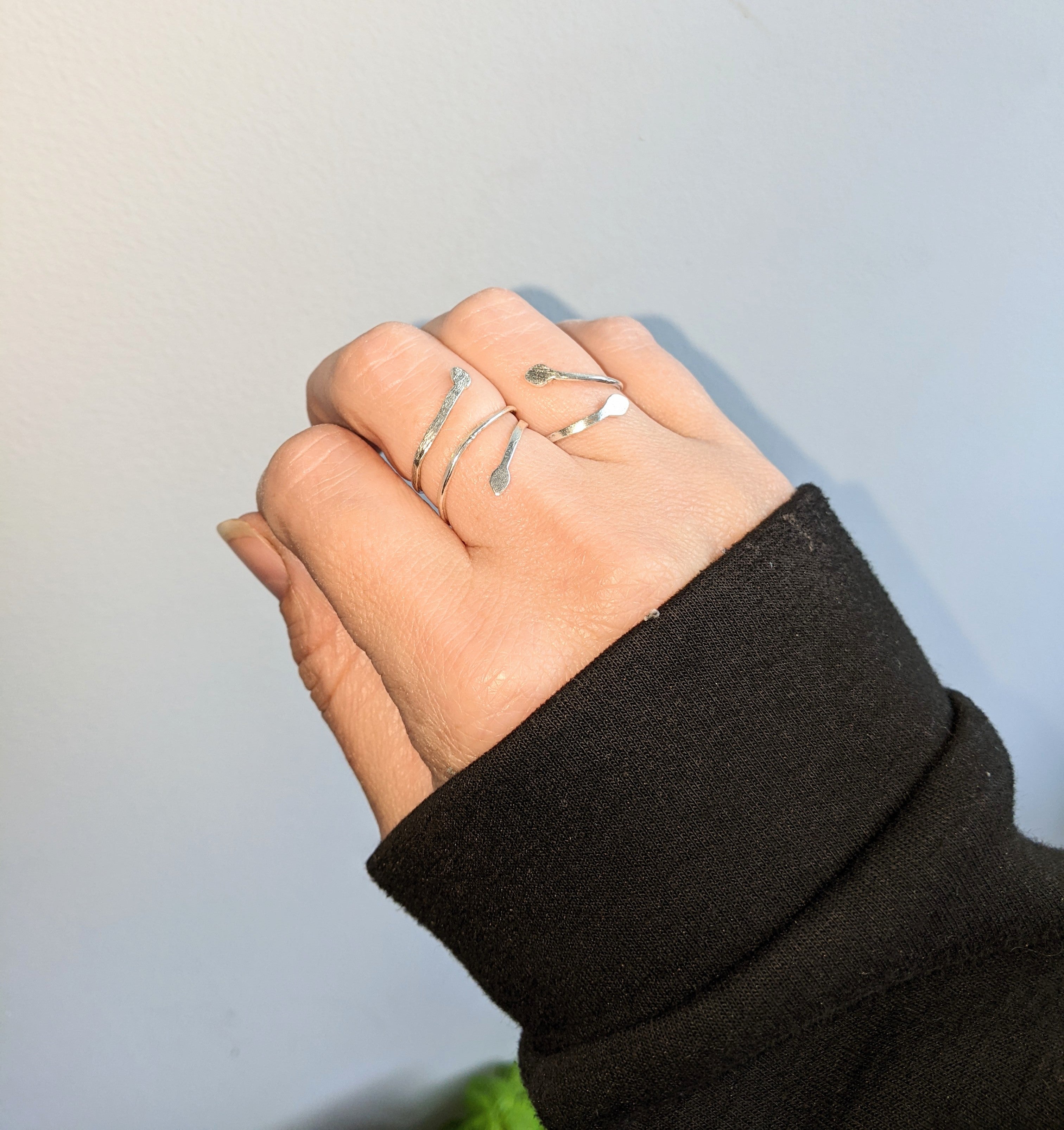 Open Vine Ring in Sterling Silver