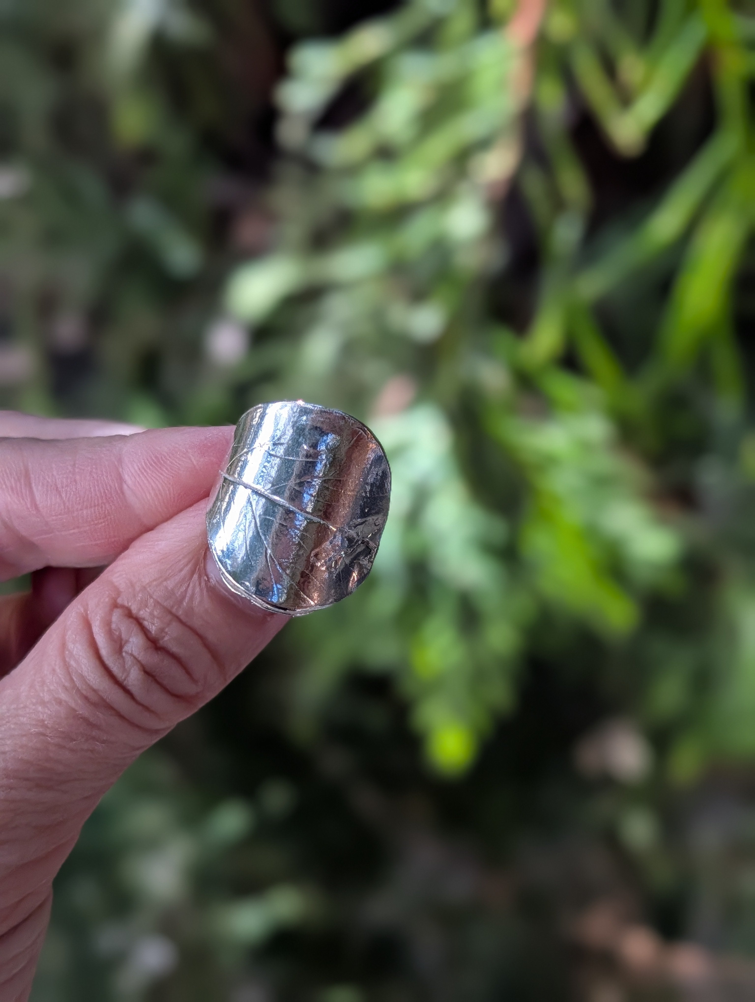 Beech Ring – Sterling Silver Botanical Statement Ring