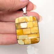 Temple of Light Pendant | Sterling Silver Baltic Amber | Tears of the Sun