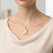 Temple of Light Pendant | Sterling Silver Baltic Amber | Tears of the Sun