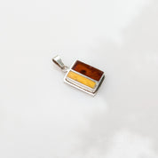 Daybreak Pendant | Sterling Silver Baltic Amber | Tears of the Sun
