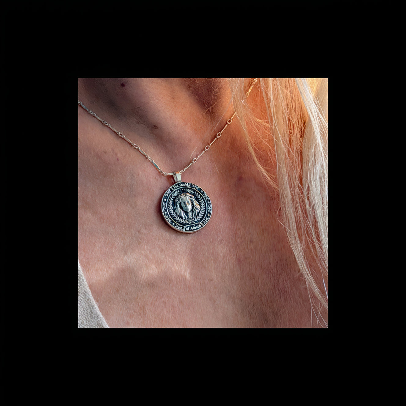 The Shield of Athena | Pendant | Made to Order | Sterling or Gold
