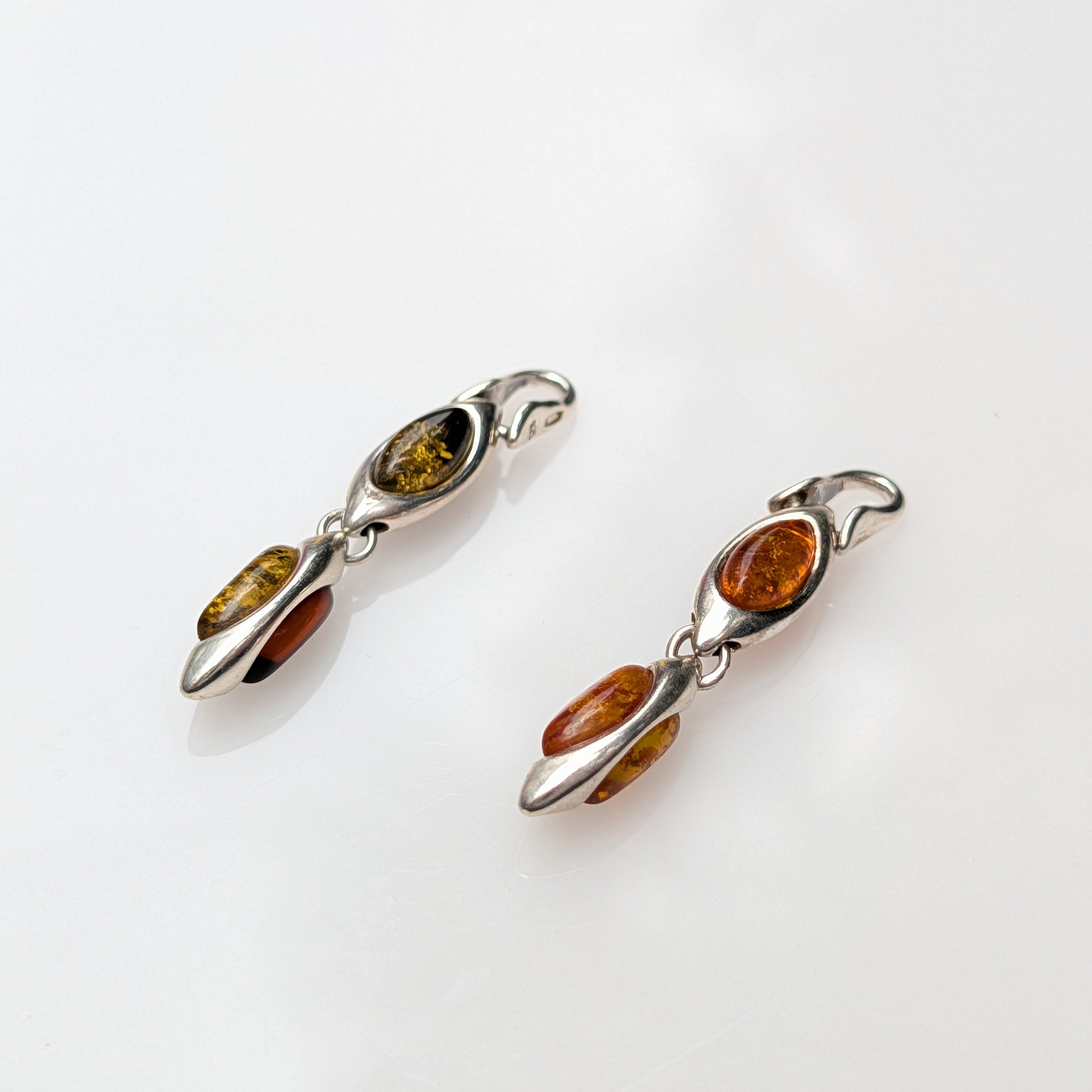 Sunstream Pendant | Sterling Silver Baltic Amber | Tears of the Sun