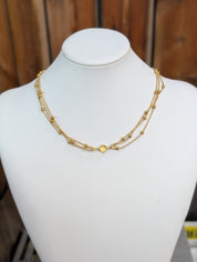 Sample Sale: Stainless Steel Birthstone Necklace
