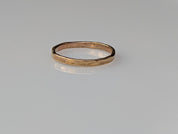 Handmade Stacking Ring — Solid Brass or Copper | Sizes 5–11
