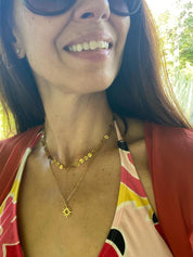 Sample Sale: Layering Sun Necklace in Stainless Steel