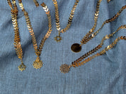 Sample Sale: Chevron Pendant Necklace — Lotus, Mandala & More