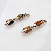 Sunstream Pendant | Sterling Silver Baltic Amber | Tears of the Sun