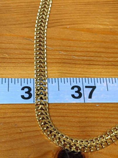 Sample Sale: Statement Necklace Double Curb Chain in Stainless Steel