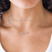 Sample Sale: Love Necklace in Sterling Silver