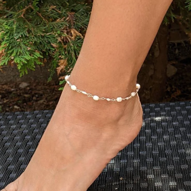 Freshwater 2025 pearl anklet