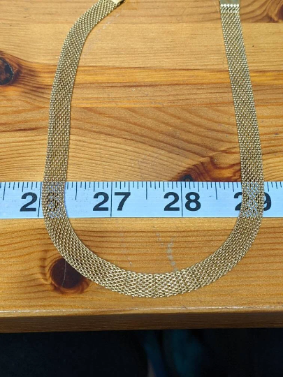 Sample Sale: Mesh Necklace in Stainless Steel